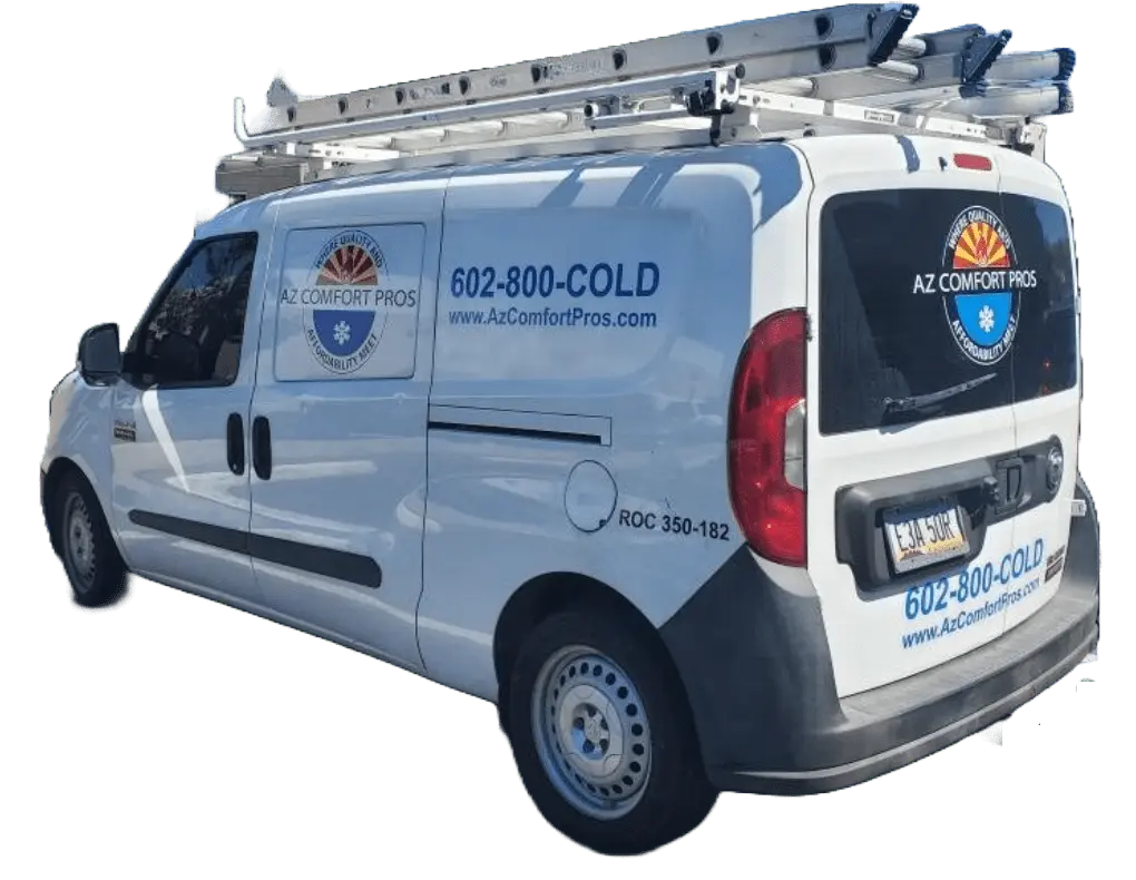 AZ Comfort Pros HVAC truck